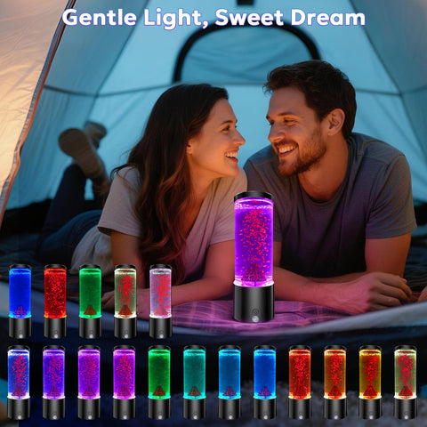 AONESY 17 colors volcano lamp with ambient effects for focus and mood