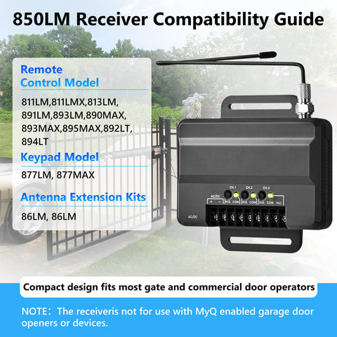 Aooashet 811LM remote control shown with the 850LM for integration.