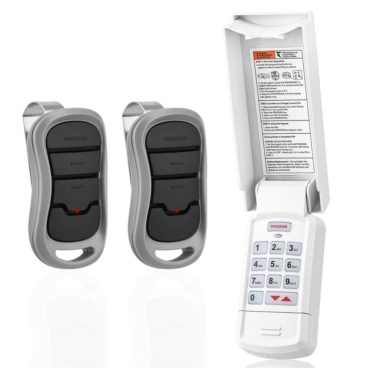Aooashet Genie keypad front view for quick access and easy entry