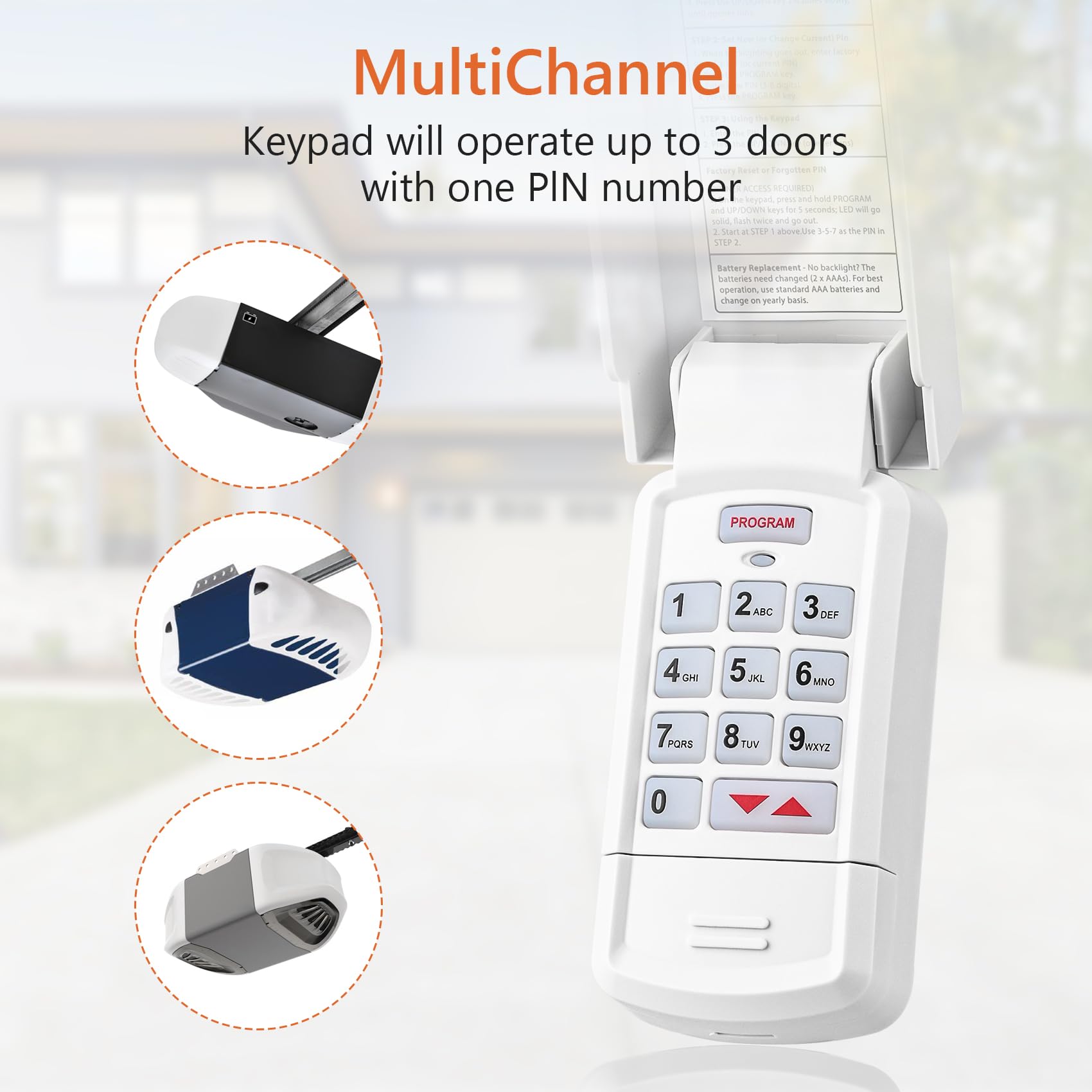 Aooashet OKP-BX keypad with backlit numbers for night visibility
