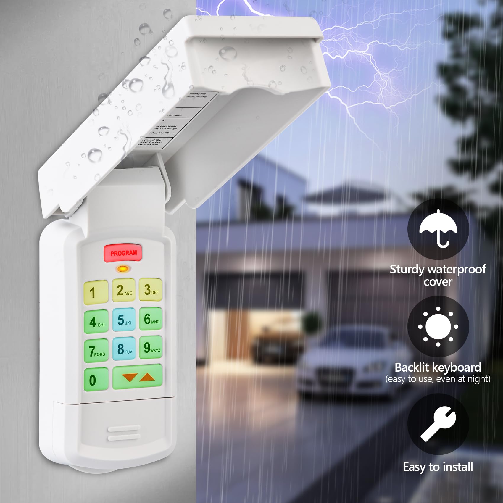 Aooashet OKP-BX keypad easy programming guide included