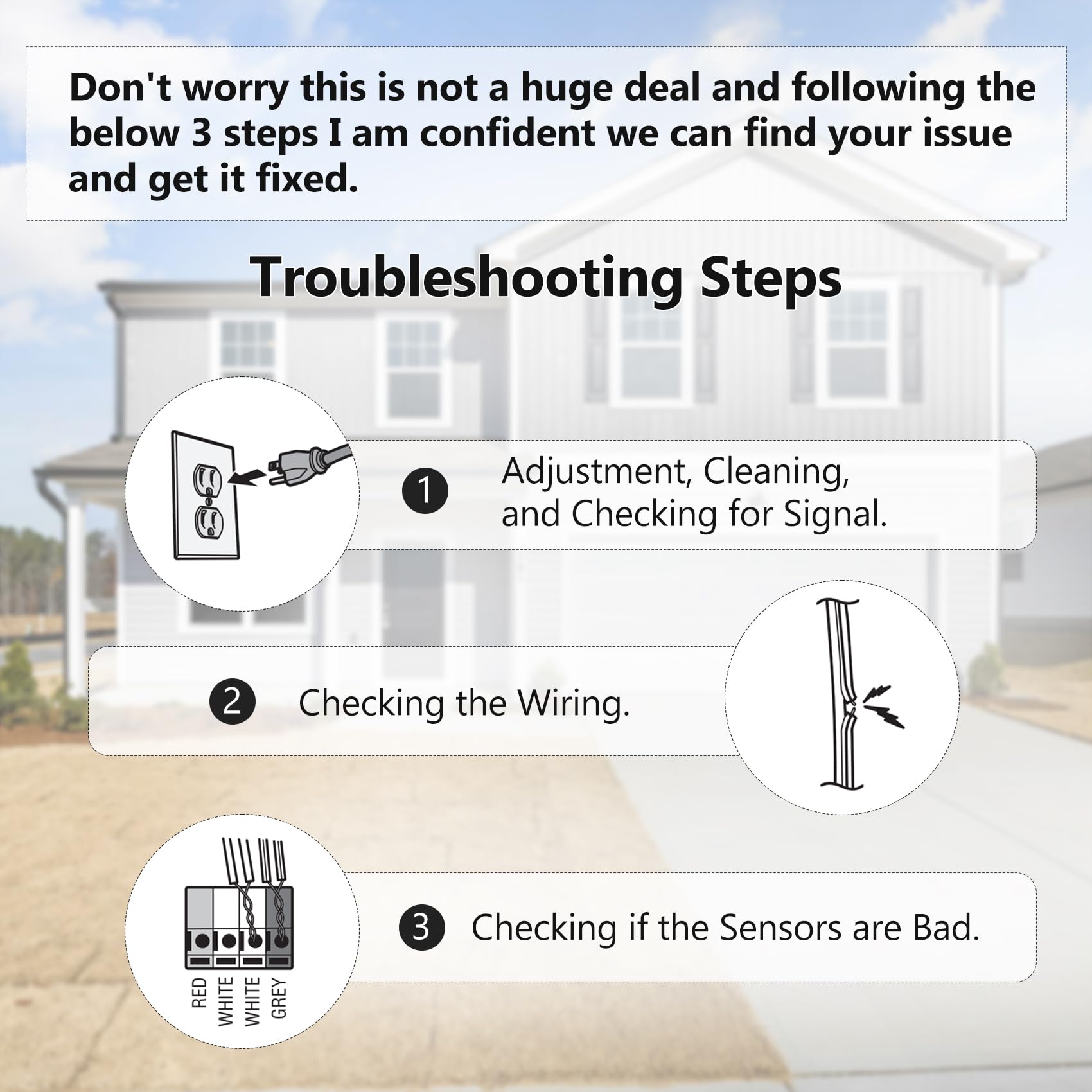Wiring connectors, wingnuts, and bolts included in Aooashet kit