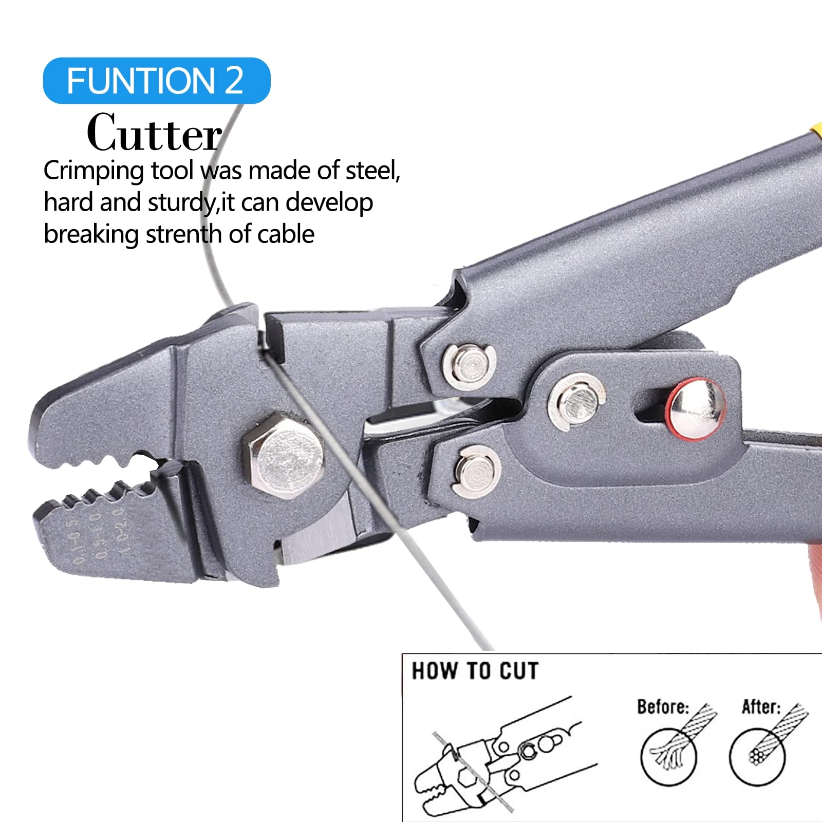 AOOCY safety-lock and non-slip grips for safer use