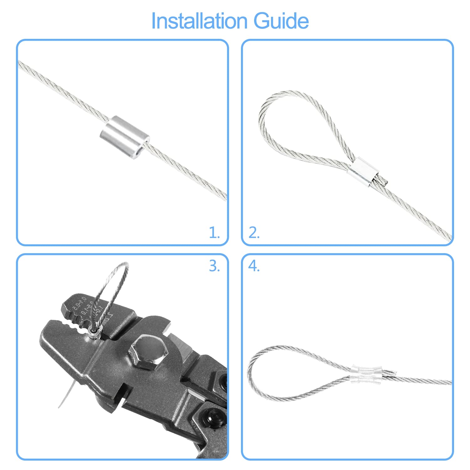 AOOCY wire rope decor and DIY applications