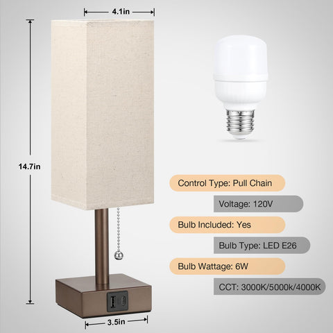 aooshine beige table lamp color temperature feature for mood-adjustable lighting.