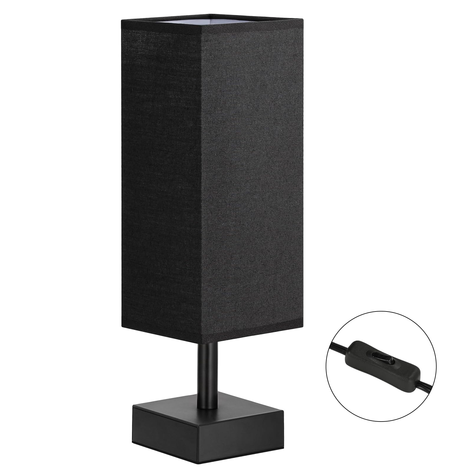 Aooshine lamp side view highlighting slim, versatile form.