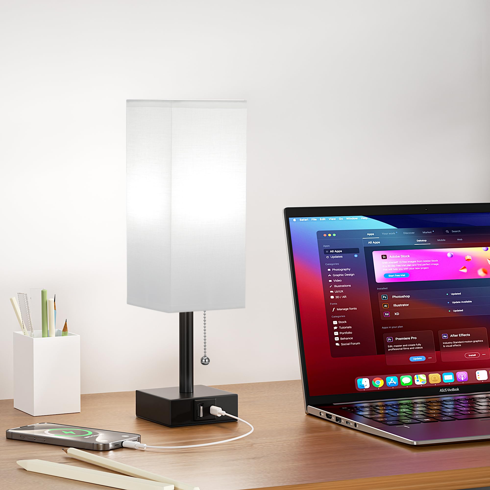 Aooshine minimalist design complements any space with focused light
