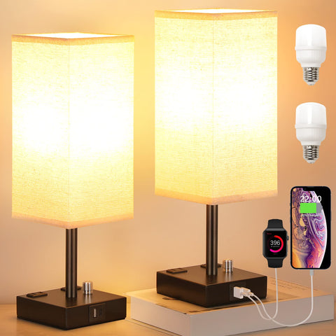 aooshine nightstand lamp with full dimming for personalized bedside lighting
