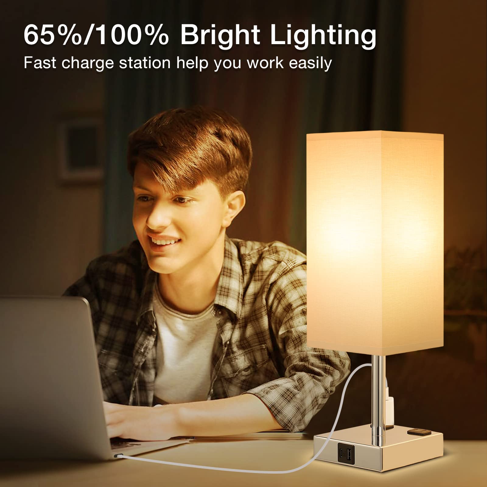 aooshine lamp on and off control demonstrates reliable touch operation