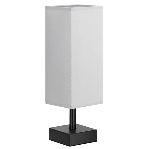 aooshine lamp with silver base angle view emphasizes balanced form and versatile placement
