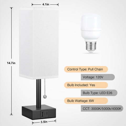 Aooshine lamp includes a bulb for immediate use