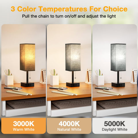 AOOSHINE three-color temperature switch demonstrating warm to cool lighting
