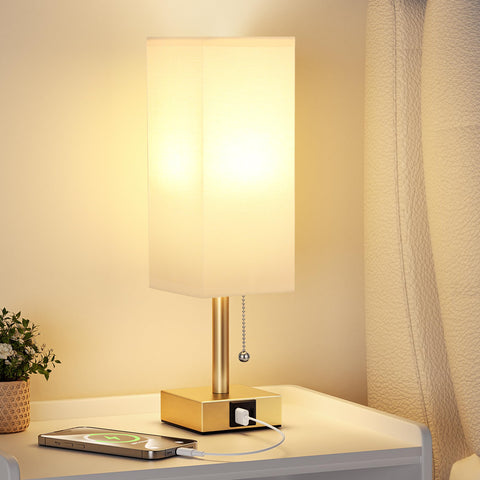 aooshine compact lamp ideal for desks and nightstands with adjustable light.