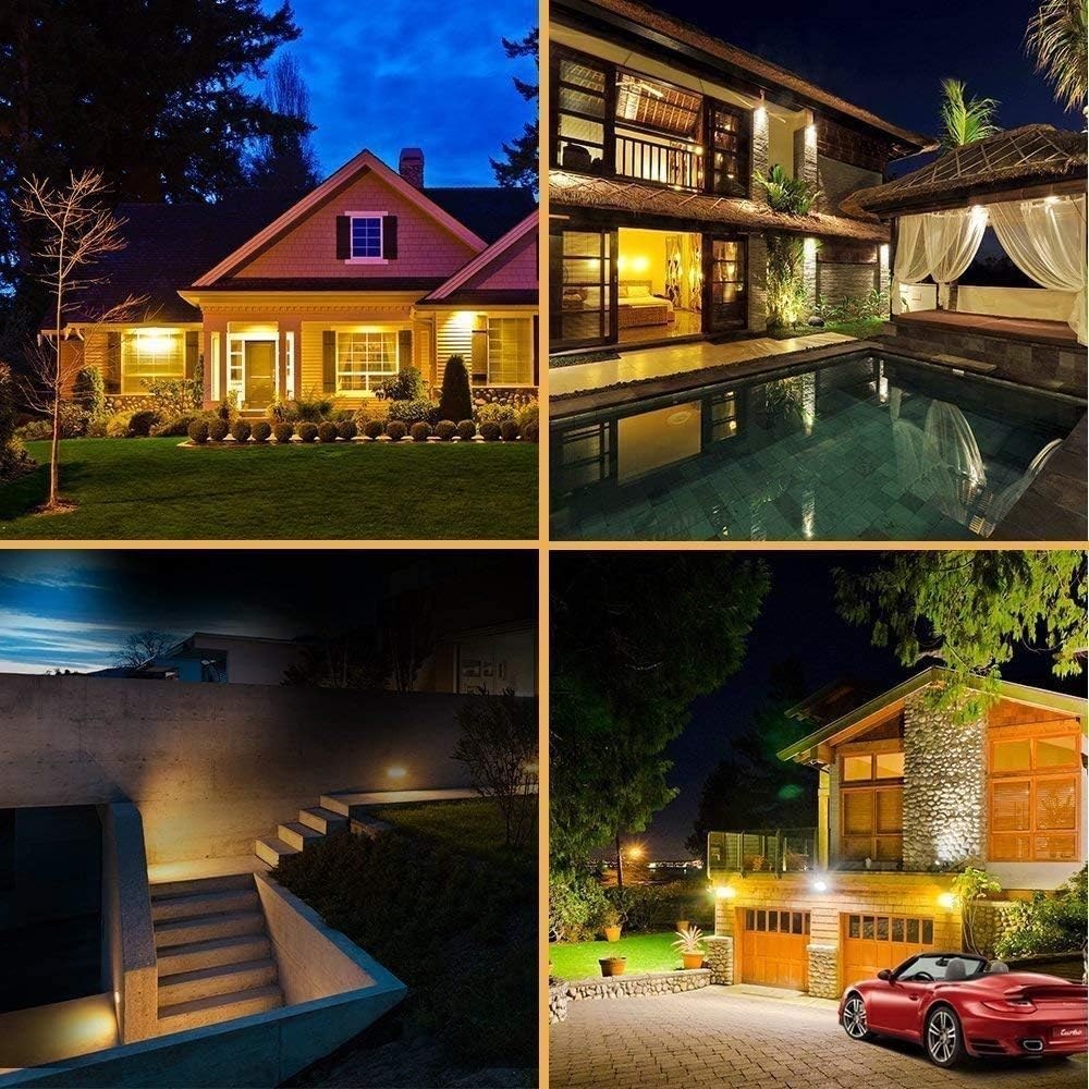 Aootek 2-pack suits patios, gardens, driveways, and entryways.