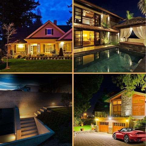 Aootek 2-pack suits patios, gardens, driveways, and entryways.