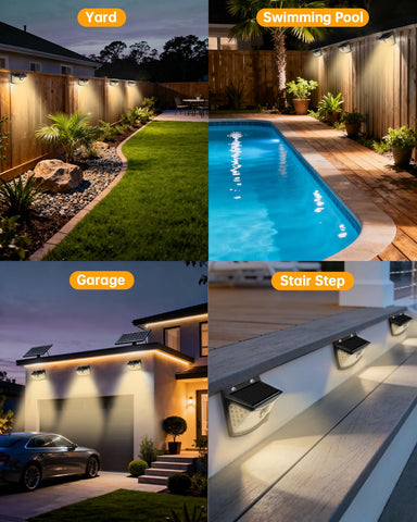 Aootek solar motion light installation guide makes mounting quick and simple.