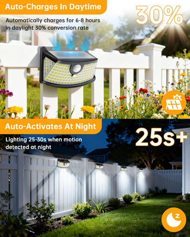 Aootek yard and deck lights ideal for path and entryways.