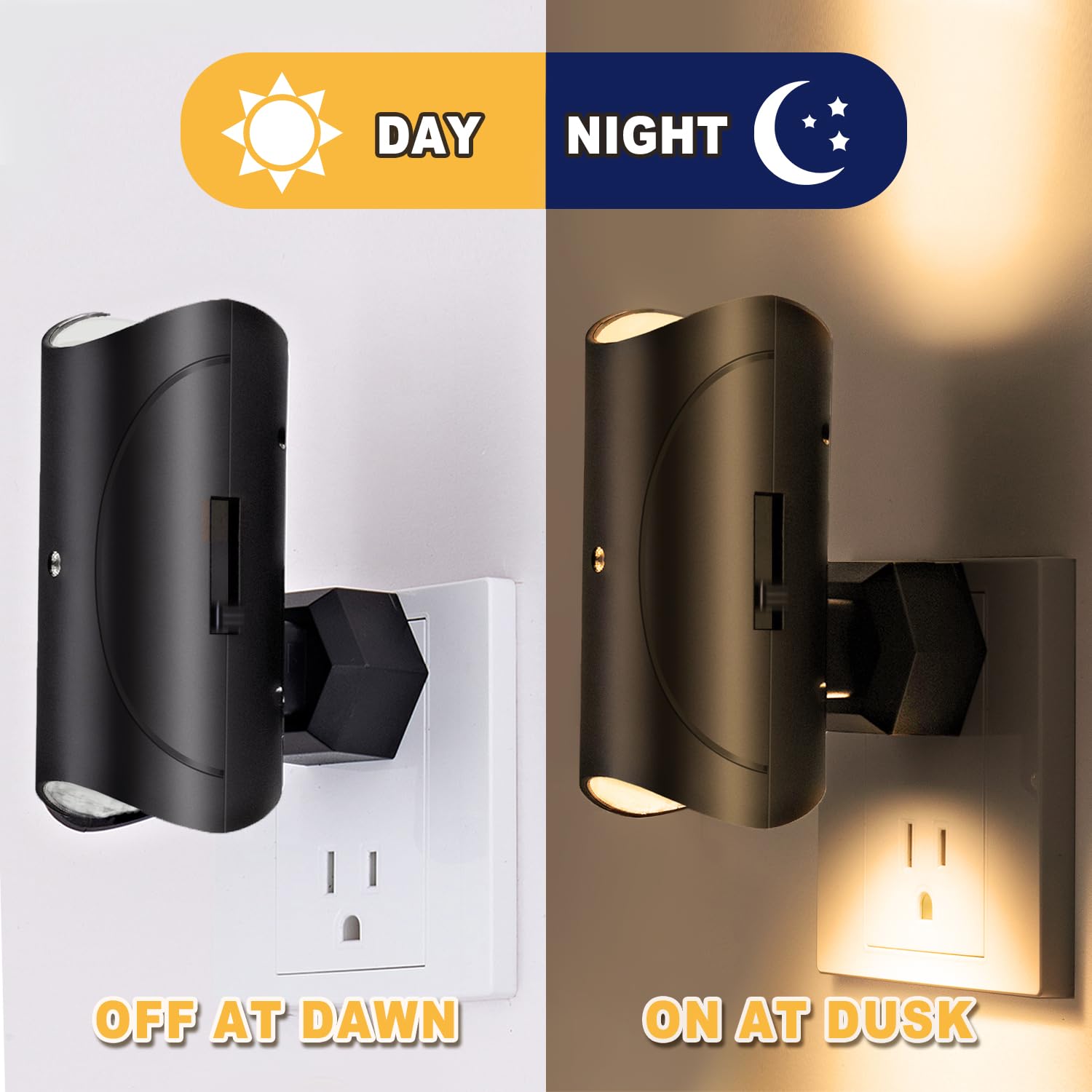 Aora Night Light ambient warm glow creates inviting living space atmosphere.