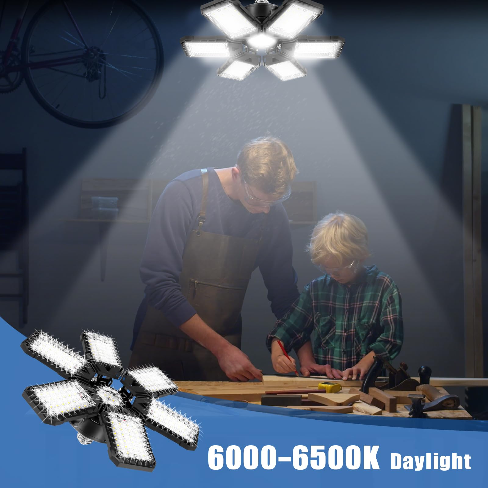 Aoretic LED light compatible with E26/E27 sockets for easy install