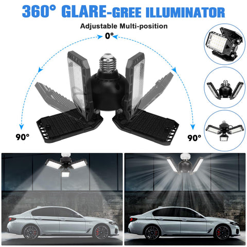 Aoretic LED light with 8000 lumens for bright workshop illumination