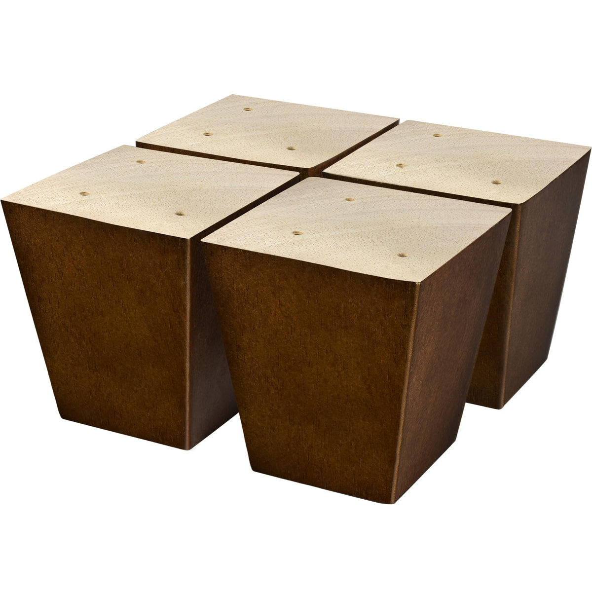 AORYVIC 3-inch walnut-finish furniture leg for stable, stylish replacement.