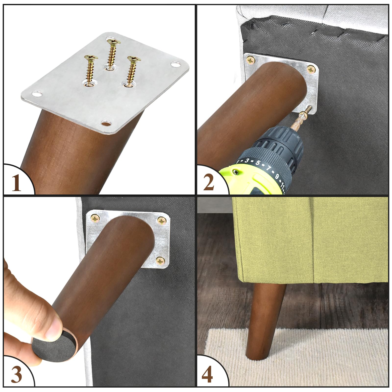 AORYVIC mounting plate included for quick, tool-free installation.
