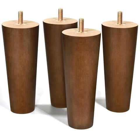 AORYVIC solid wood walnut legs for sturdy furniture support
