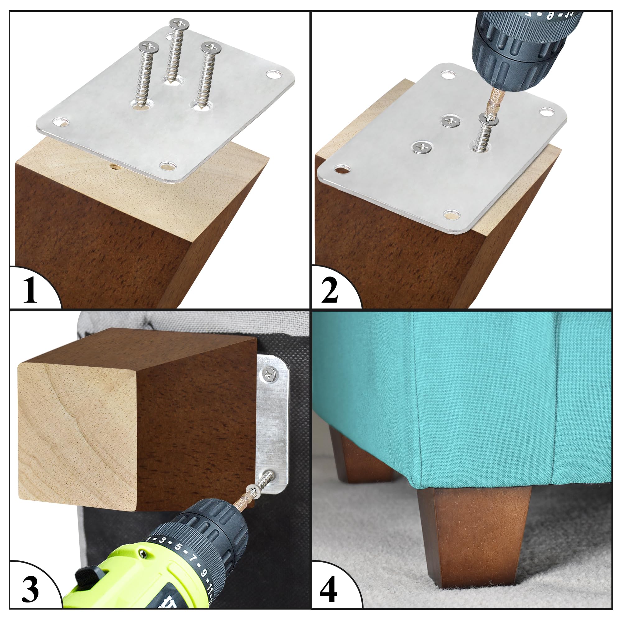 AORYVIC mid-century design wood leg enhances style and balance.