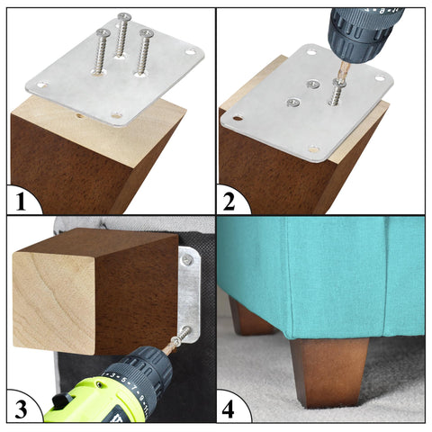 AORYVIC mid-century design wood leg enhances style and balance.