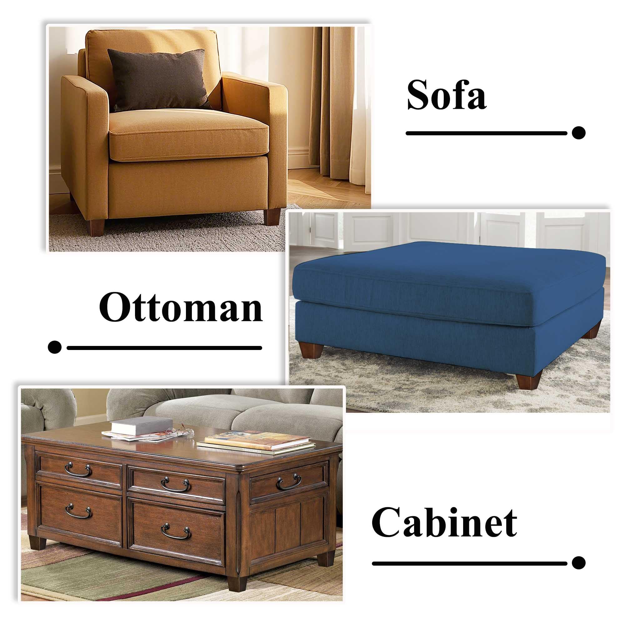 AORYVIC square 3-inch mid-century style legs add elegant touch.