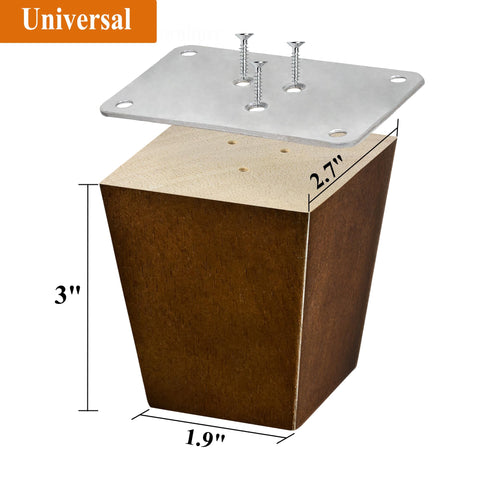 AORYVIC universal couch leg with hanger-bolt-free design for quick upgrades.