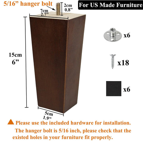 AORYVIC wood furniture legs install kit simplifies upgrades for multiple pieces