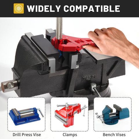 AOSEDOO compatible with common vise accessories for versatile setups