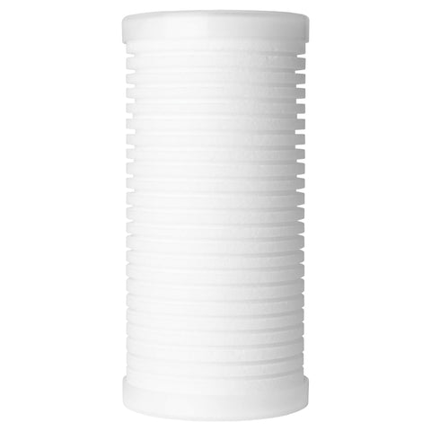 AO Smith 4.5x10 25 micron sediment filter for clean water at all taps.