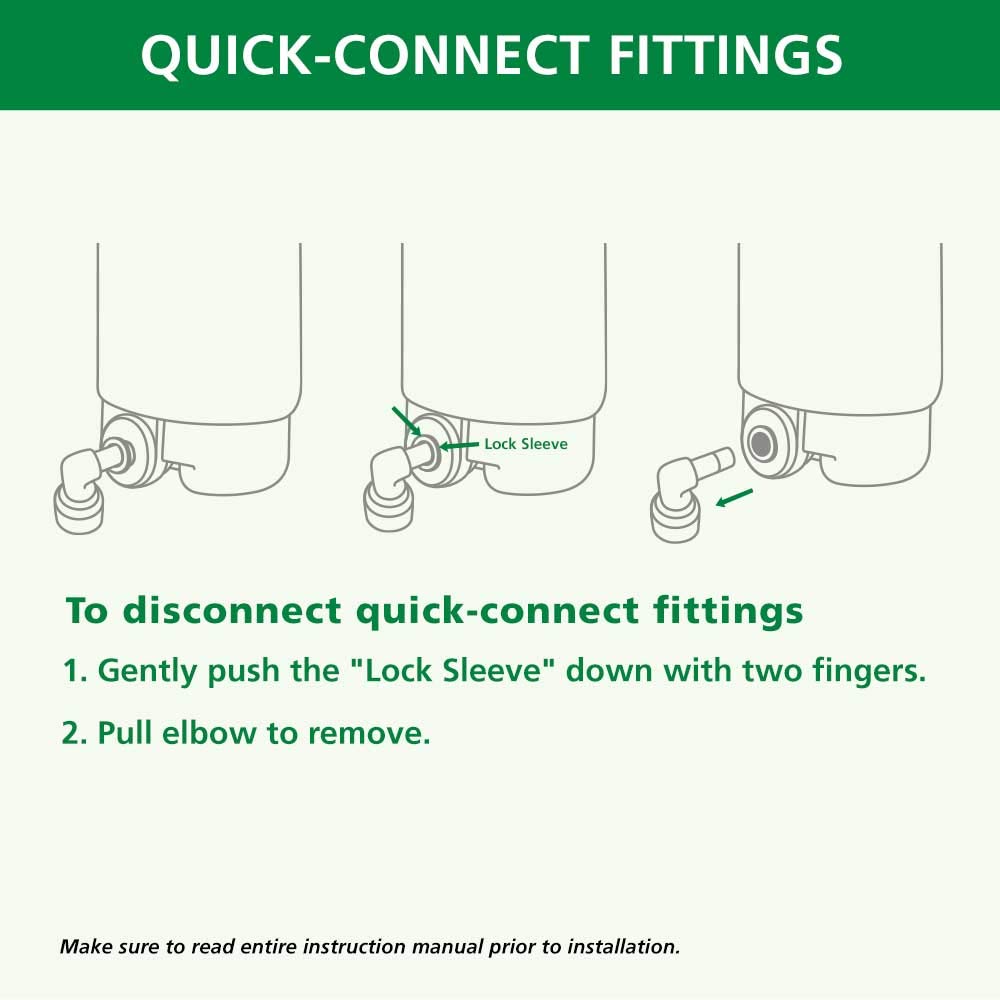 AO Smith drain elbow connection guide demonstrates proper setup