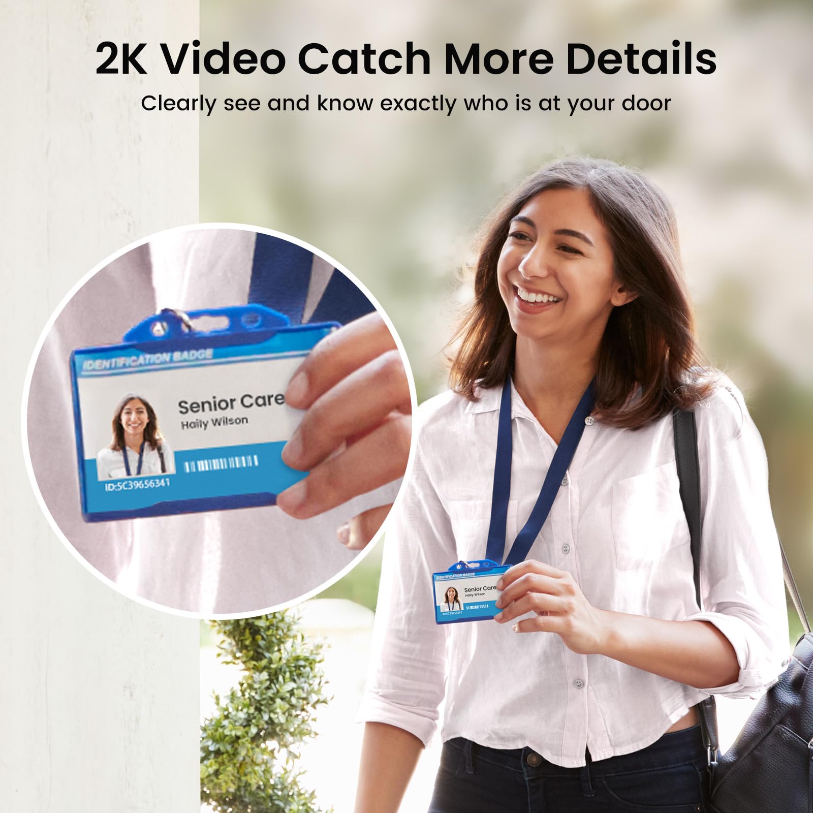 AOSU remote two-way voice lets you talk to visitors anywhere.