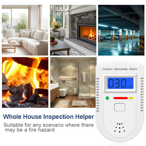 AOTIQUAL travel-ready CO detector for portable safety monitoring