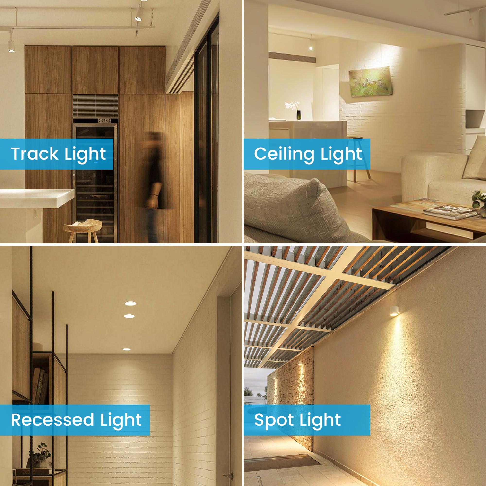 Aovpex quiet operation MR16 bulbs with flicker-free performance