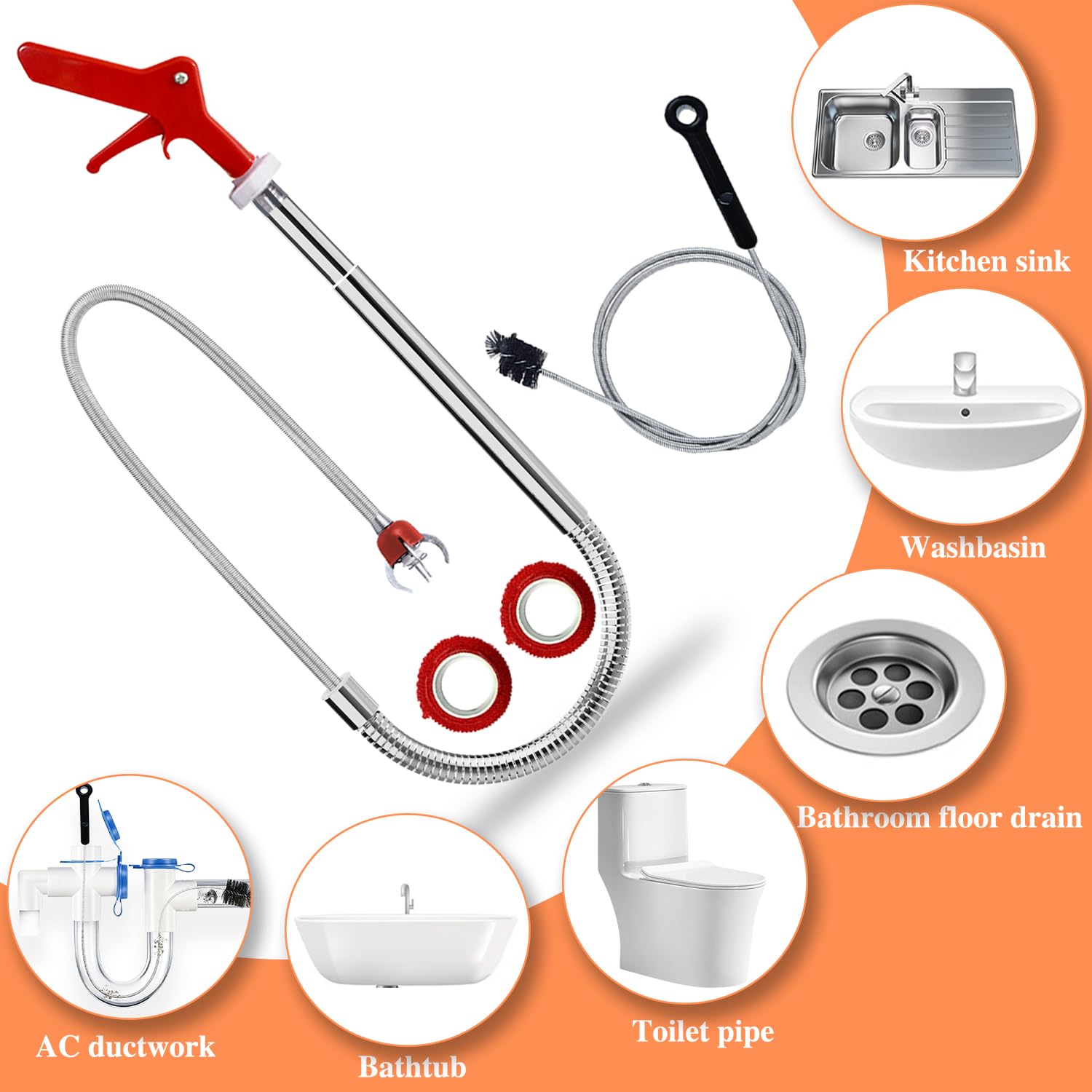 Aozzy anti-scratch tape protects ceramic surfaces during unclogging