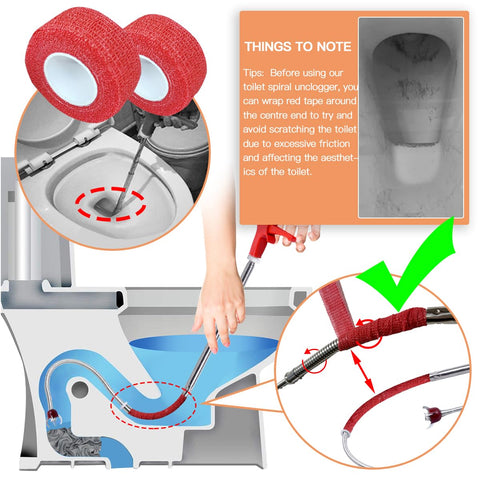 Aozzy 32-inch drain clog remover two-pack helps hair and grease