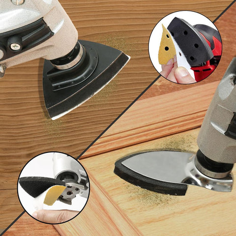 Aozzy pads shown compatible with DeWalt and other brands.