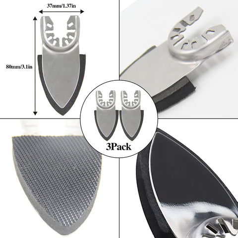 Aozzy universal hook-and-loop backing fits most oscillating tools.