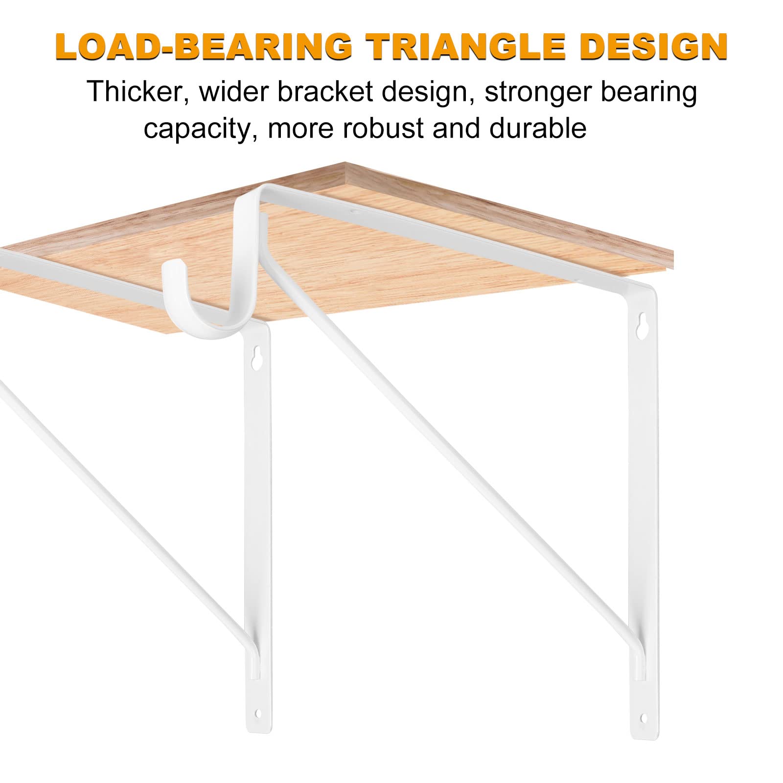APACALI rod bracket fits 1.3 to 1.5 inch diameter rods for versatile use.