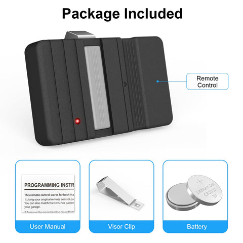 Apaix remote includes CR2032 battery for immediate use