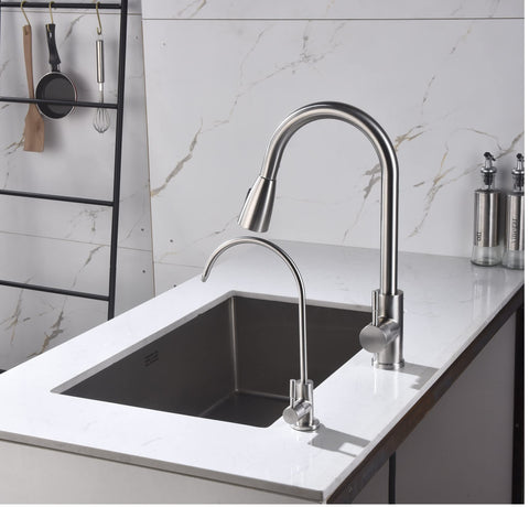 Apaix brushed finish resists fingerprints for a clean look.