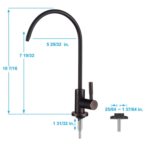 Apaix lead-free stainless steel faucet ensures safe, durable use.