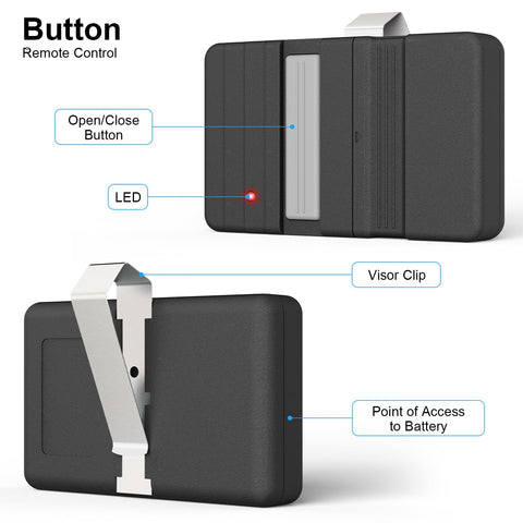 Apaix two-pack Genie dip remote set for spare or multi-user access