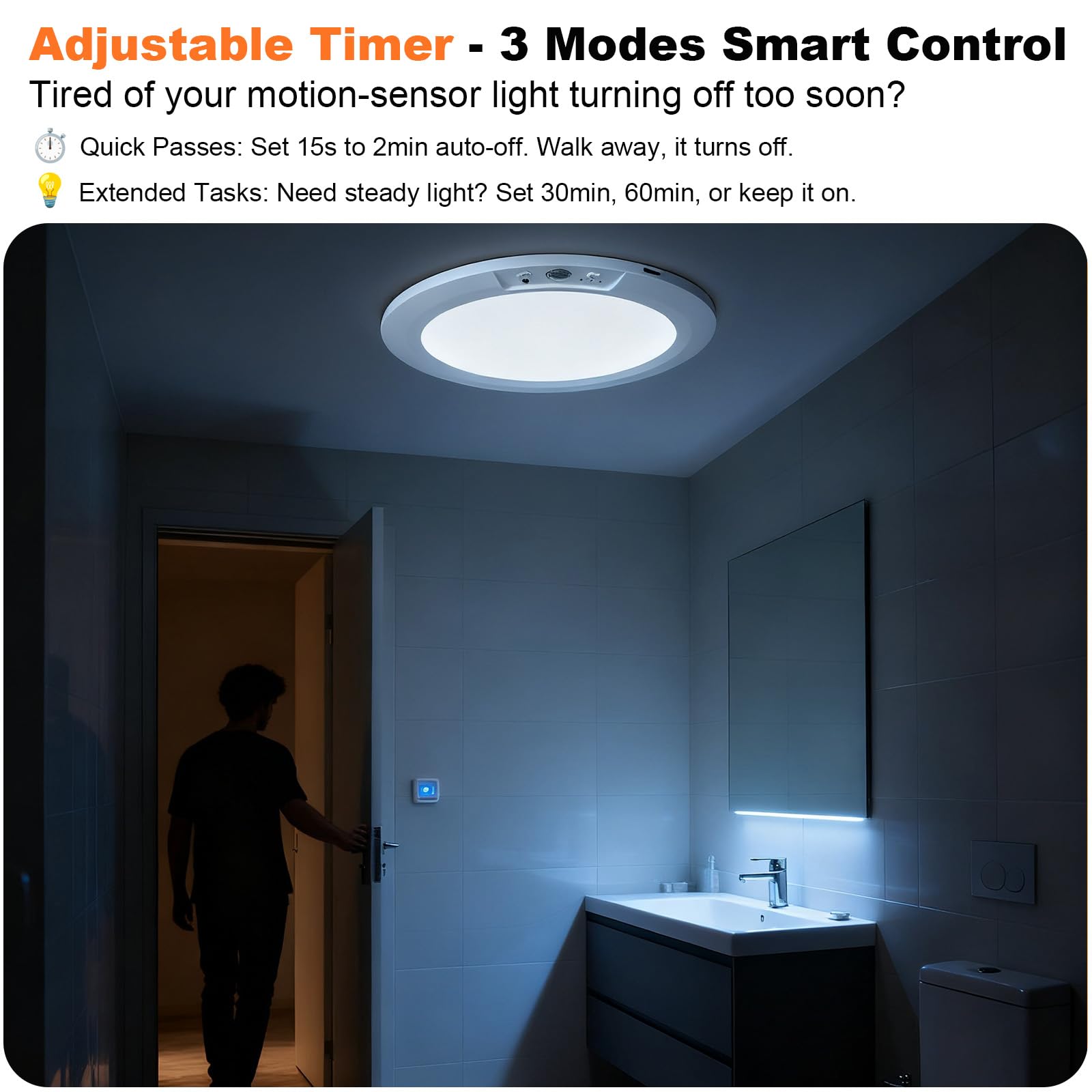 APCENS versatile placement in closet hallway and pantry setup