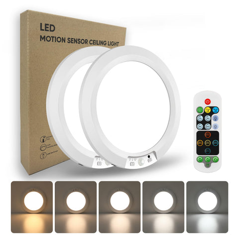 APCENS wireless motion ceiling light over closet area providing hands-free illumination