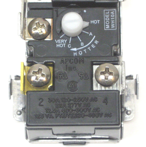 APCOM WH10-A high-limit thermostat helps prevent overheating in Bradford White heaters